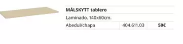 Oferta de Malskytt - Tablero por 59€ en IKEA