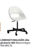 Oferta de Loberget/Malskär Silla Giratoria por 40€ en IKEA