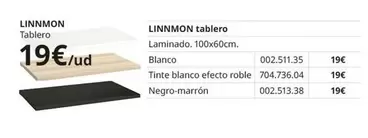 Oferta de Linnmon - Tablero por 19€ en IKEA