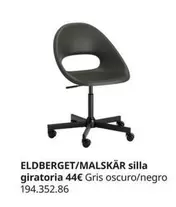 Oferta de Eldberget/Malskär - Silla Giratoria por 44€ en IKEA