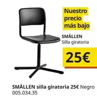 Oferta de Smallen - Silla Giratoria por 25€ en IKEA