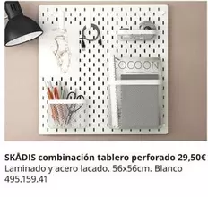 Oferta de Skadis - Combinacion  Tablero Perforado por 29,5€ en IKEA