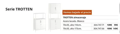 Oferta de Trotten - Almacenaje por 99€ en IKEA