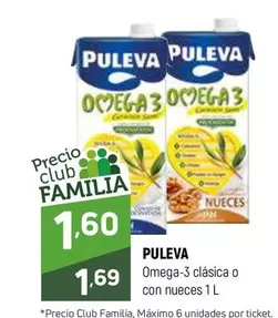 Oferta de Puleva - Omega 3 Clasica O Con Nueces por 1,69€ en Coviran