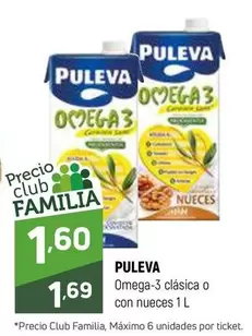 Oferta de Puleva - Omega-3 Clasica O Con Nueces por 1,69€ en Coviran