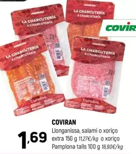 Oferta de Coviran - Llonganissa, Salami O Xoriço Extra O Xoriço Pamplona Talls por 1,69€ en Coviran