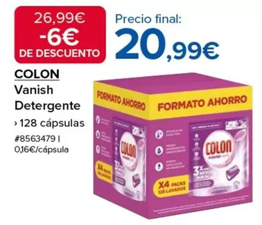 Oferta de Colon - Vanish Detergente por 20,99€ en Costco