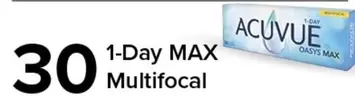 Oferta de 1-day Max Multifocal en Costco