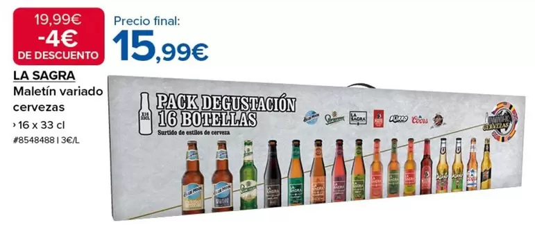 Oferta de La Sagra - Maletin Variado Cevreza por 15,99€ en Costco