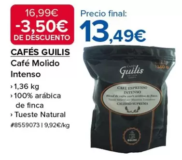 Oferta de Intenso - Café Molido por 13,49€ en Costco