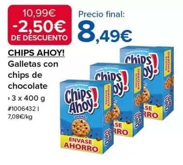 Oferta de Chips Ahoy - Galletas Con Chips De Chocolate por 8,49€ en Costco