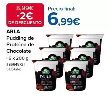 Oferta de Arla - Pudding De Proteina De Chocolate por 6,99€ en Costco