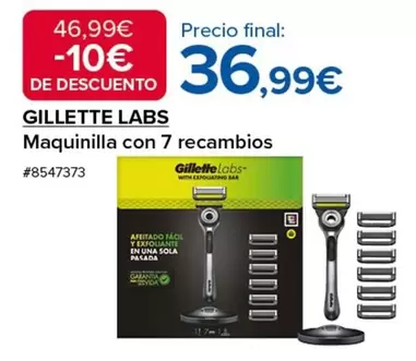 Oferta de Gillette - Maquinilla Con 7 Recambios por 36,99€ en Costco