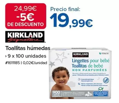 Oferta de Tencel - Toallitas Humedas por 19,99€ en Costco