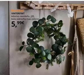 Oferta de Vinterfint Adorno Navideño por 5,99€ en IKEA