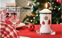 Oferta de Vinterfint - Vela Gruesa Sin Perfume por 2,99€ en IKEA