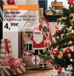 Oferta de Vinterfint Bolsa Con Cordón por 4,99€ en IKEA