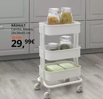 Oferta de Råshult Carrito por 29,99€ en IKEA