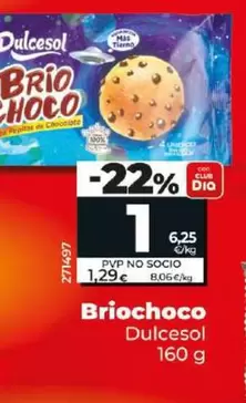 Oferta de Dulcesol - Briochoco por 1€ en Dia