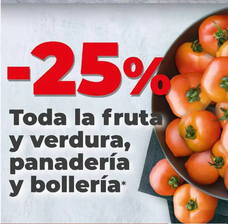 Oferta de Toda La Fruta Y Verdura, Panaderia Y Bolleria en Dia