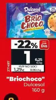 Oferta de Dulcesol - Briochoco por 1€ en Dia