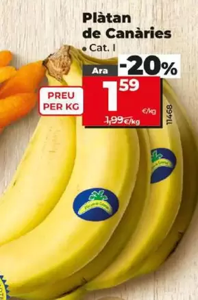 Oferta de Platano De Canarias por 1,59€ en Dia