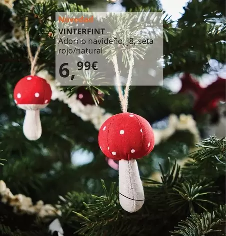 Oferta de Vinterfint - Adorno Navideño por 6,99€ en IKEA