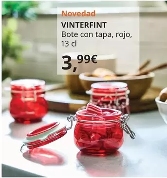 Oferta de Vinterfint - Bote Con Tapa por 3,99€ en IKEA