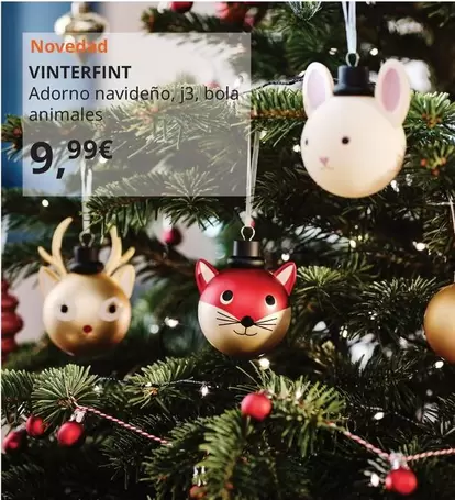 Oferta de Vinterfint - Adorno Navideño por 9,99€ en IKEA