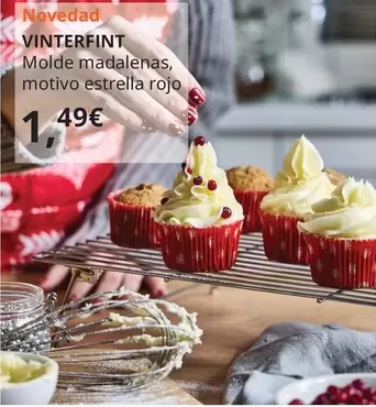 Oferta de Vinterfint - Molde Madalenas por 1,49€ en IKEA