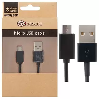 Oferta de CeX basics - Cable Micro-USB - USB 1m por 6,5€ en CeX