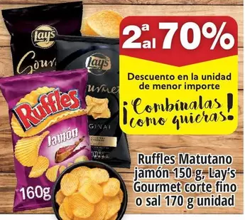 Oferta de Lay's - Ruffles Matutano Jamon en Froiz