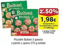 Oferta de Buitoni - Piccolinis por 3,95€ en Froiz