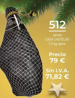 Oferta de Casa Castelao - Jamón por 79€ en Froiz