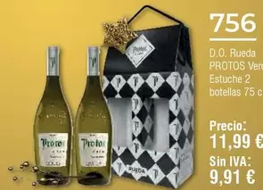 Oferta de Protos - D.o. Rueda  Ver Estuche 2 Botellas por 7,56€ en Froiz