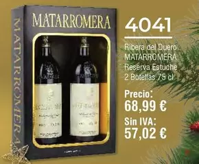 Oferta de Matarromera - Ribera Del Duero por 68,99€ en Froiz