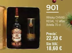 Oferta de Chivas Regal - Whisky 12 Años por 22,5€ en Froiz