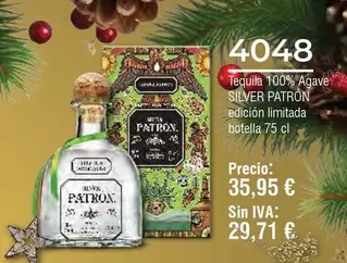 Oferta de Silver -  patron - Tequila 100% Agave Edicion Limitada por 35,95€ en Froiz