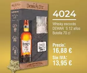 Oferta de Dewar's - Whisky Escoces por 16,88€ en Froiz