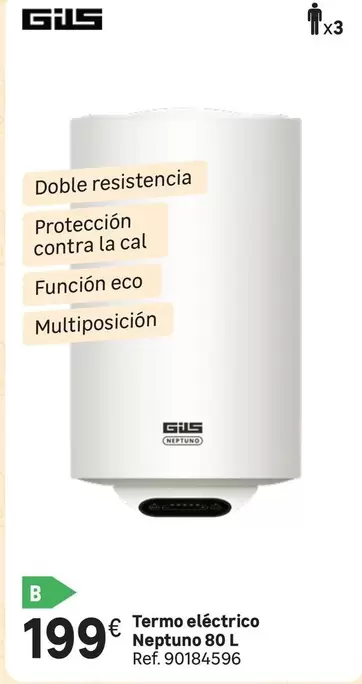 Oferta de Eco - Termo Electrico Neptuno por 199€ en Leroy Merlin