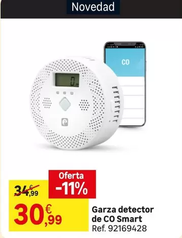 Oferta de Garza Detector De Co Smart por 30,99€ en Leroy Merlin