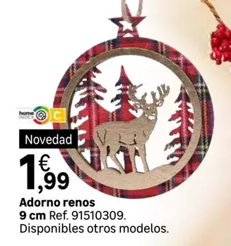 Oferta de Home - Adorno Renos por 1,99€ en Leroy Merlin