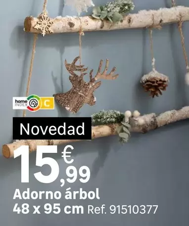 Oferta de Home - Adorno Arbol por 15,99€ en Leroy Merlin