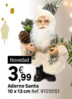 Oferta de Adorno Santa por 3,99€ en Leroy Merlin