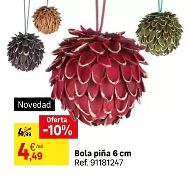 Oferta de Bola Piña 6 Cm por 4,49€ en Leroy Merlin