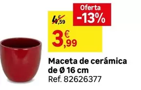 Oferta de Maceta De Cerámica por 3,99€ en Leroy Merlin