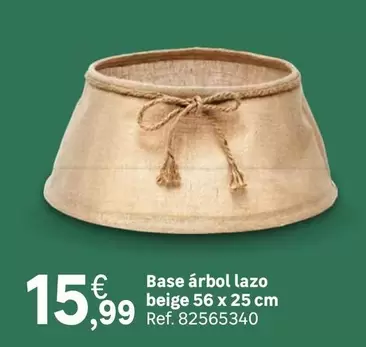 Oferta de Base Arbol Lazo Beige por 15,99€ en Leroy Merlin