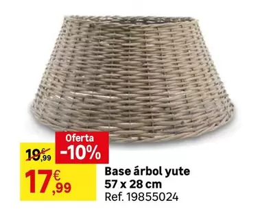 Oferta de Base Arbol Yute 57 X 28 Cm por 17,99€ en Leroy Merlin