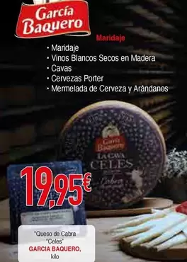 Oferta de García Baquero - Queso De Cabra por 19,95€ en Masymas