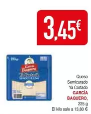 Oferta de García Baquero - Queso Semicurado Ya Cortado por 3,45€ en Masymas